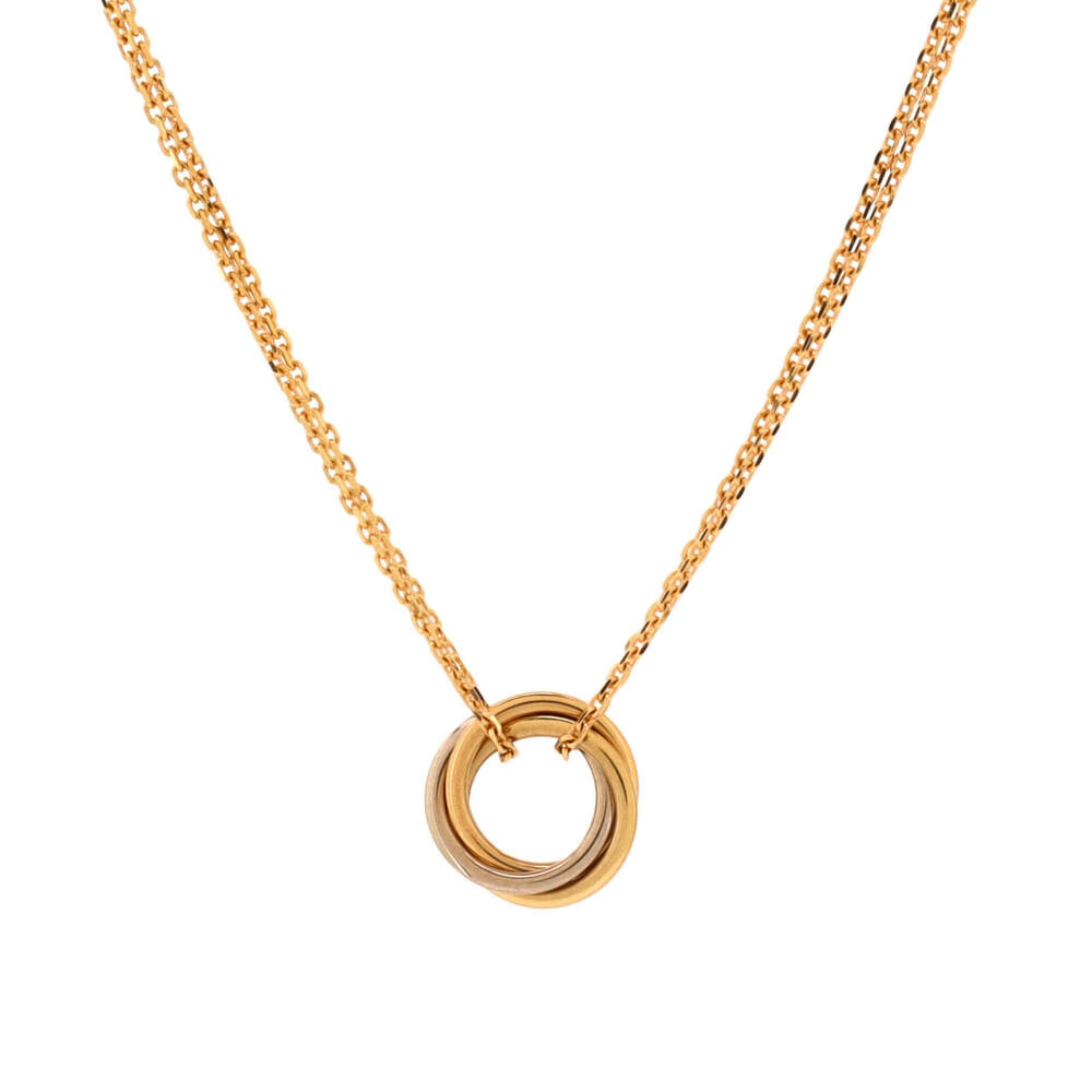 Cartier Trinity Choker Necklace 18K Tricolor Gold